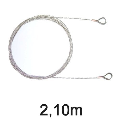 Jollen-Wante mit Kauschen 2,10m