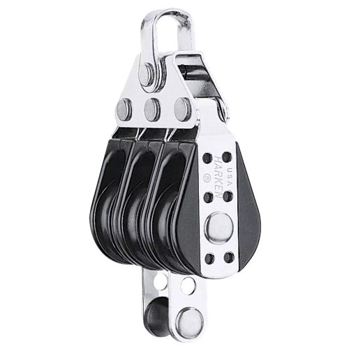 Harken Block 3fach + Unterbügel 8mm HK 087