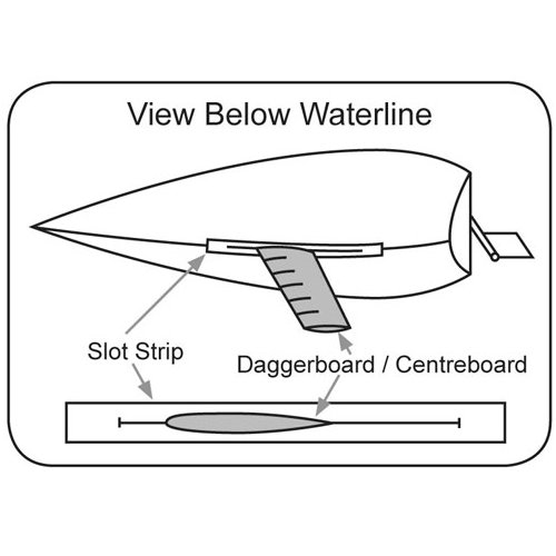 Schwertkastendichtung Slot Strip 75mm