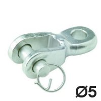 Toggle Auge / Gabel 5mm