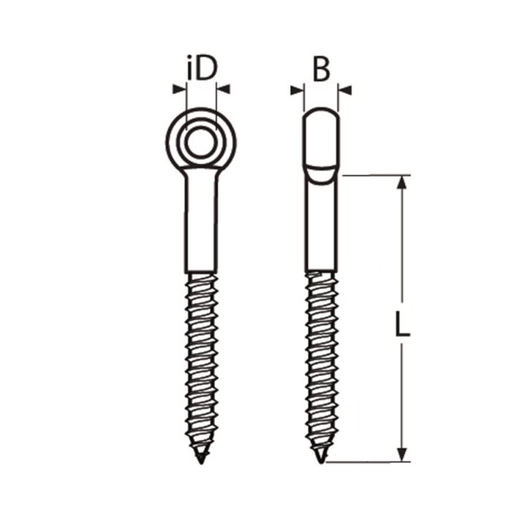 Augschrauben 10 x 80mm