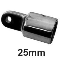 Rohrendstück 25mm Niro