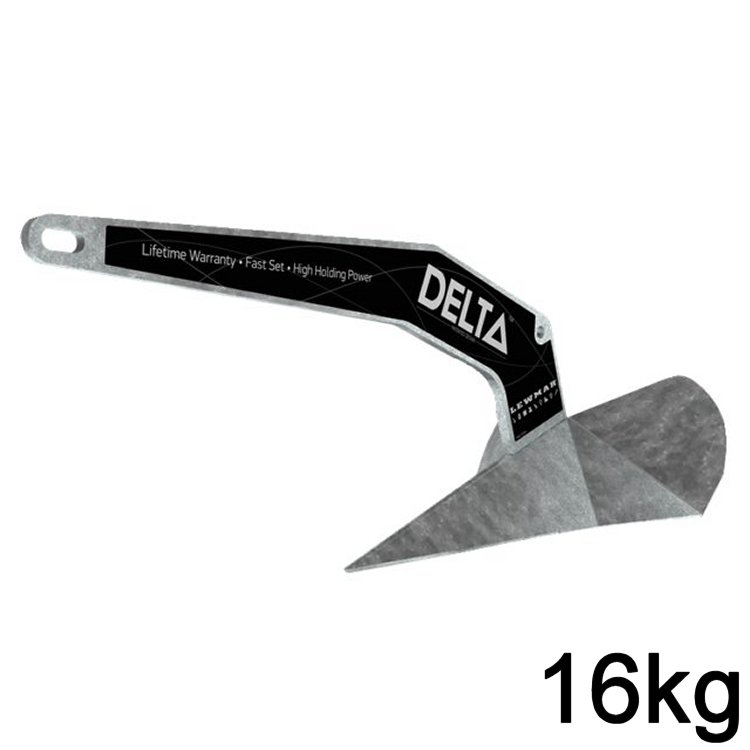 Lewmar Delta Anker galvanisiert 16kg