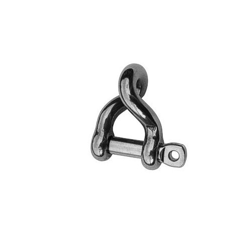 Schäkel Edelstahl gedreht einfach 6mm
