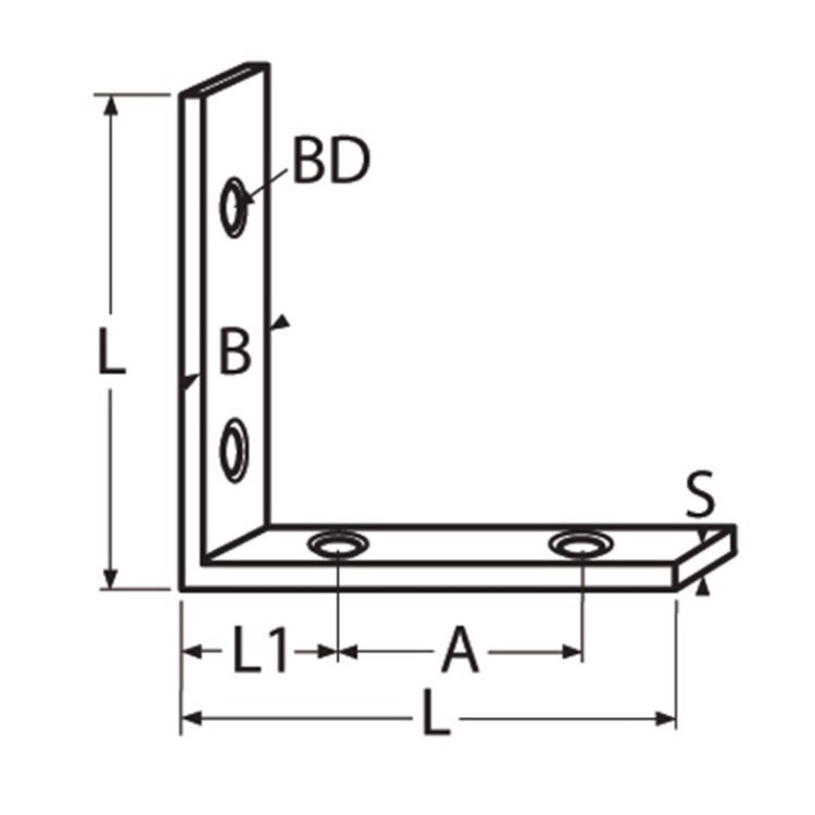 Winkel 46 x 13