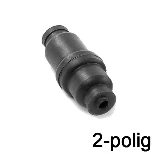 Kupplung gummiert 2-polig
