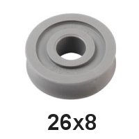 Holt Allen Seilscheibe Acetal 4-6mm HA 86