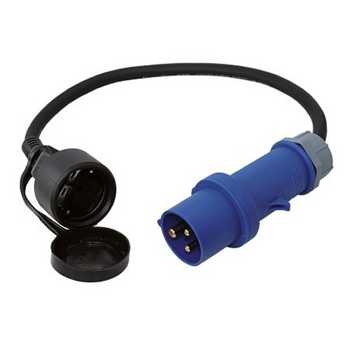 CEE Adapterkabel 0,5m Typ CEE/Schuko