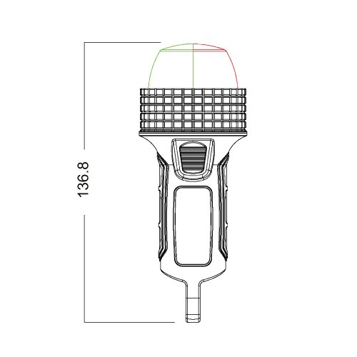 Aqua Signal Serie 27 LED Zweifarbenlaterne