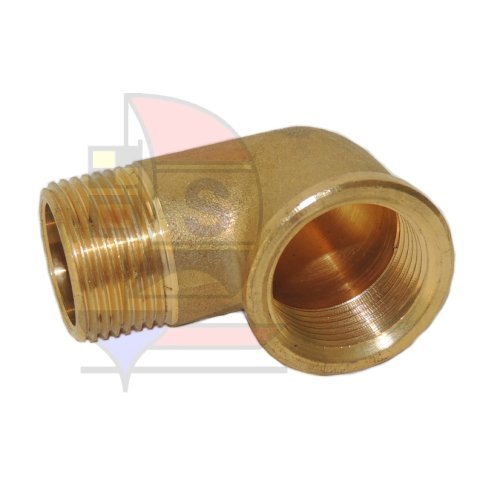 90°-Bogen Messing i/a