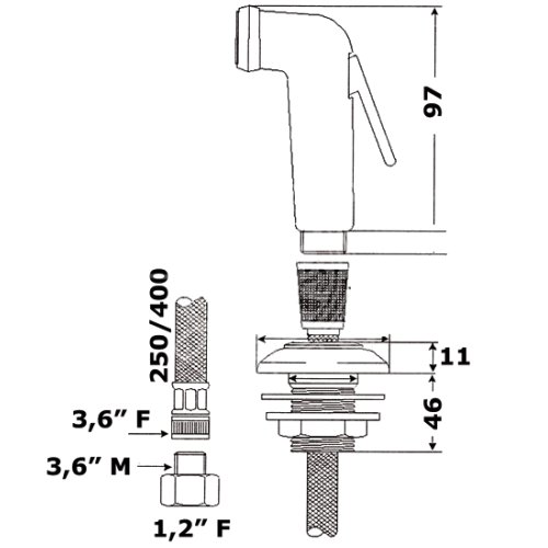 Duschset Aufbau
