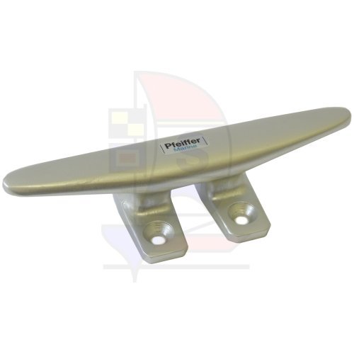 Belegklampe 4 Befestigungen 125mm silber