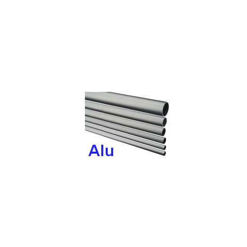 Alu-Rohr 3m x 50x2,5mm silber eloxiert