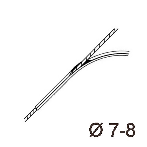 Wantenschoner für 7- 8mm