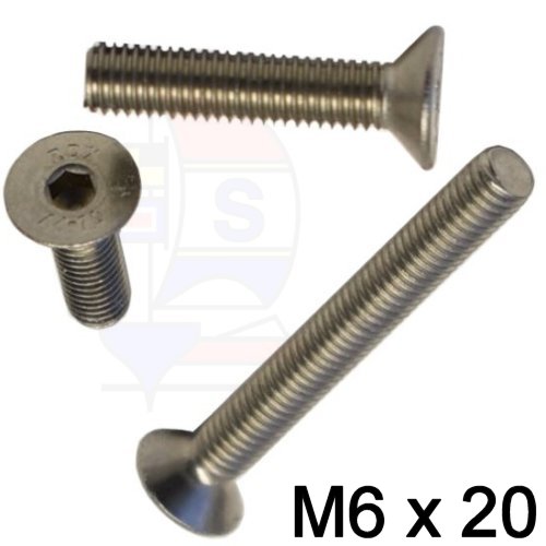 Senkkopfschraube M6 (DIN 7991) 20mm